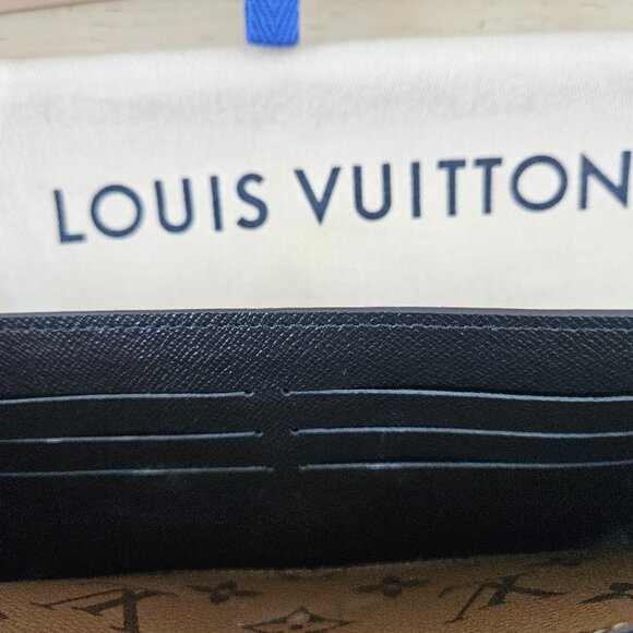 Brand New Authentic Louis Vuitton Sarah NM3 M. Reverse Wallet Mono, Brown - Picture 15 of 16